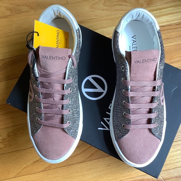 VALENTINO BY MARIO VALENTINO Laura Star Suede Sneaker 9.5M,...